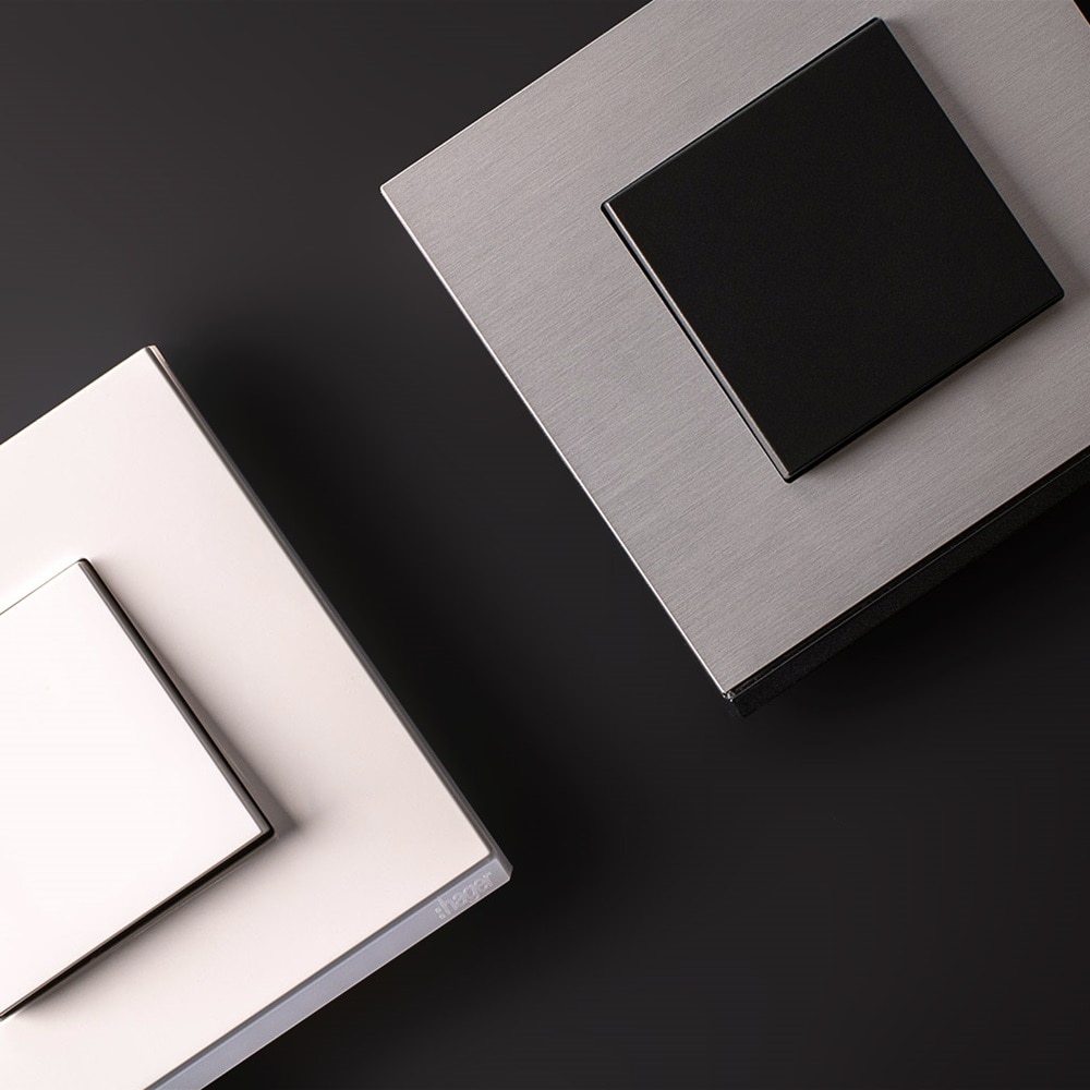 prises et interrupteurs design, appareillage électrique, gallery hager