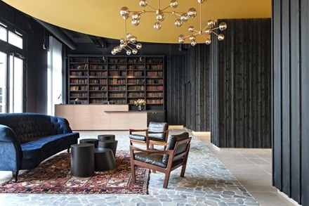 Chantier référence Hager, hôtel Léonor de Strasbourg, accueil