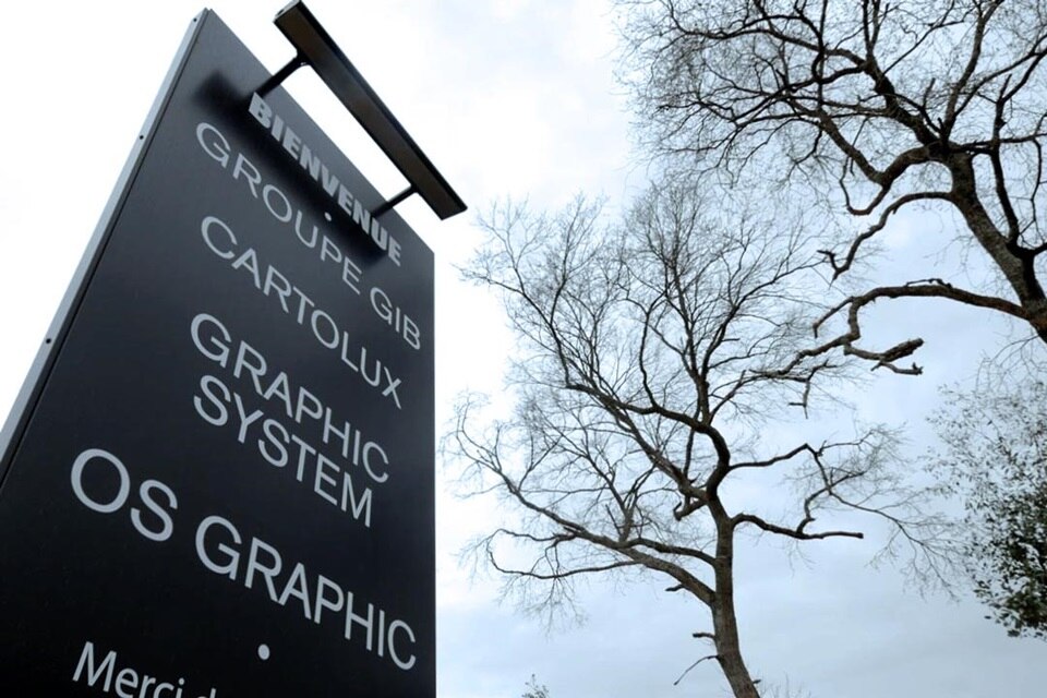 Imprimerie Cartolux à Canéjan, chantier référence Hager