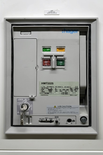 disjoncteur ouvert de Hager