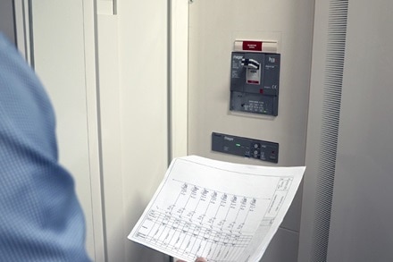 Chantier référence Hager, le 610 à Jacou (34), disjoncteurs boitiers moulés h3+ Energy