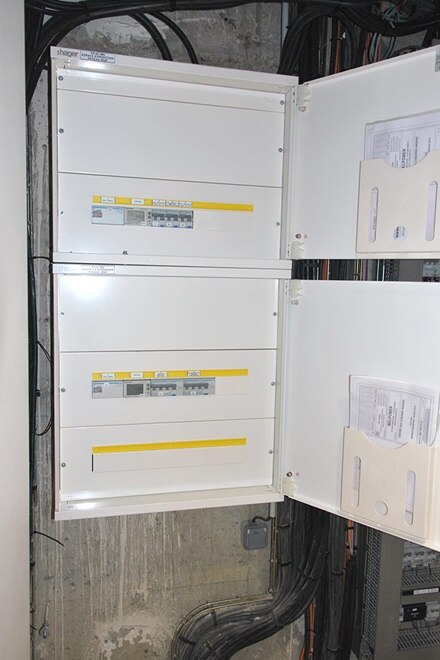 Tableau divisionnaire Hager du centre des congrès Jean Monnier à Angers