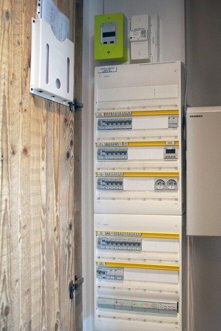 Tableau électrique Hager résidence Village Orée à Méribel 