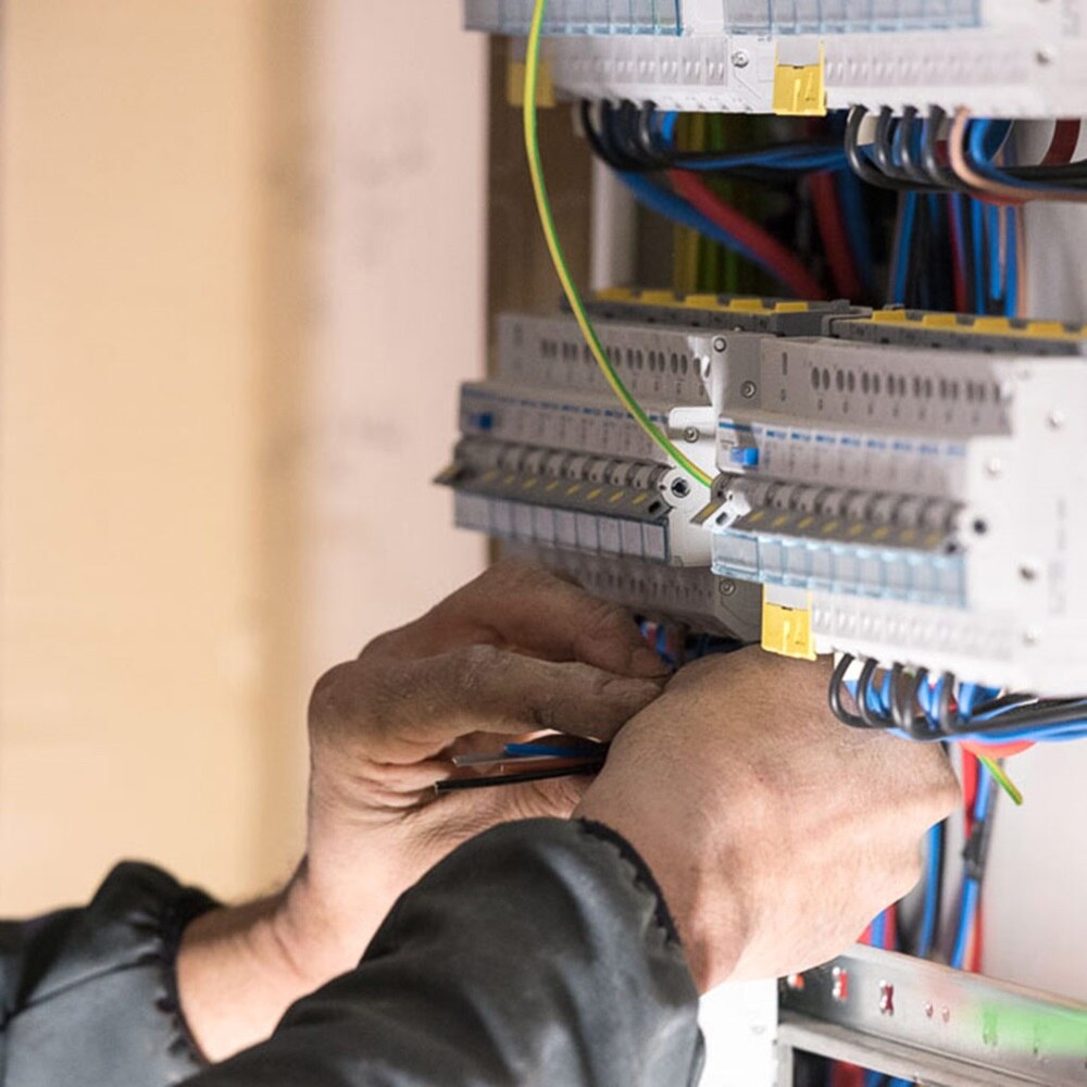 système gamma+, tableau électrique, branchement coffret électrique