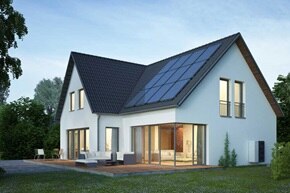 Maison individuelle entre chiens et loups