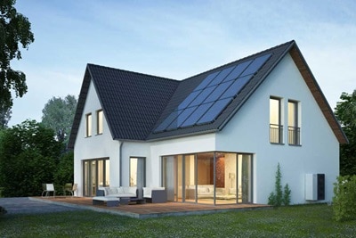 Maison individuelle entre chiens et loups