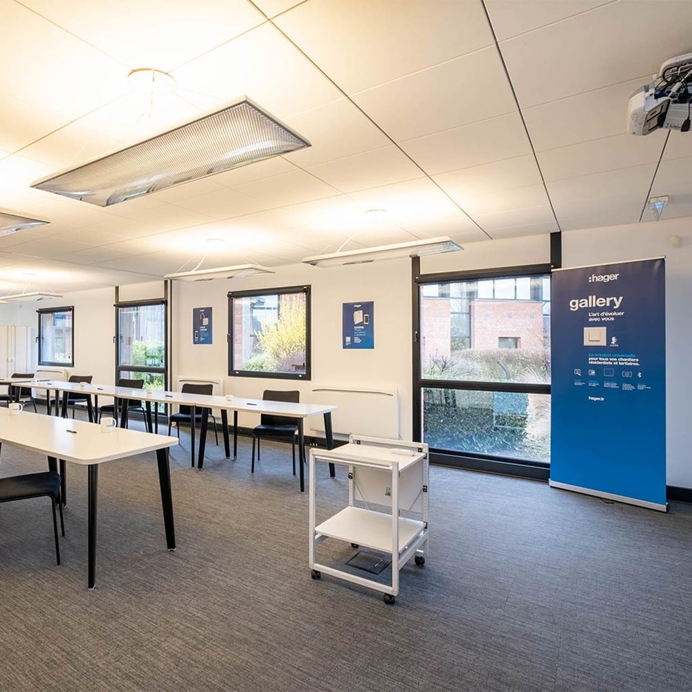 Showroom Hager Lille, salle de formation