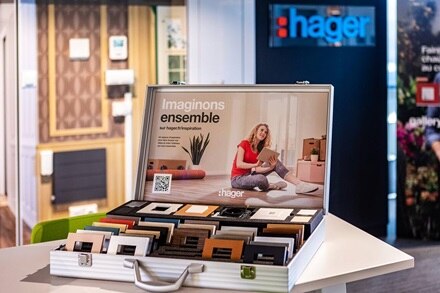 Showroom Hager Nancy, valise appareillage gallery