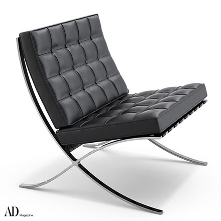 fauteuil barcelona, bauhaus, hager