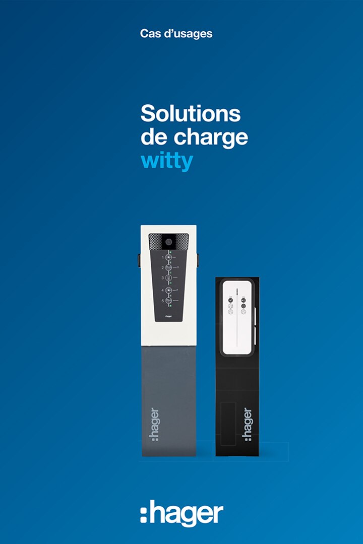 Cas d'usage bornes witty de Hager