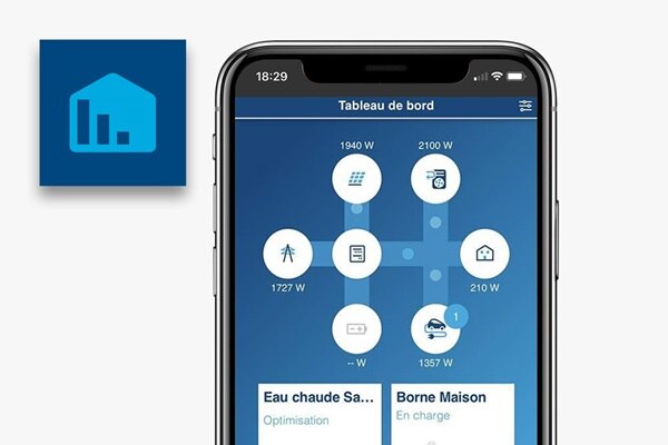 Application Hager flow pour borne de recharge witty