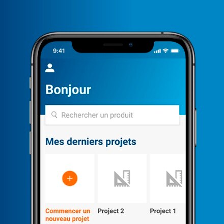 Application pour schema electrique Hager Ready, accueil