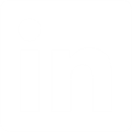Logotype Linkedin blanc