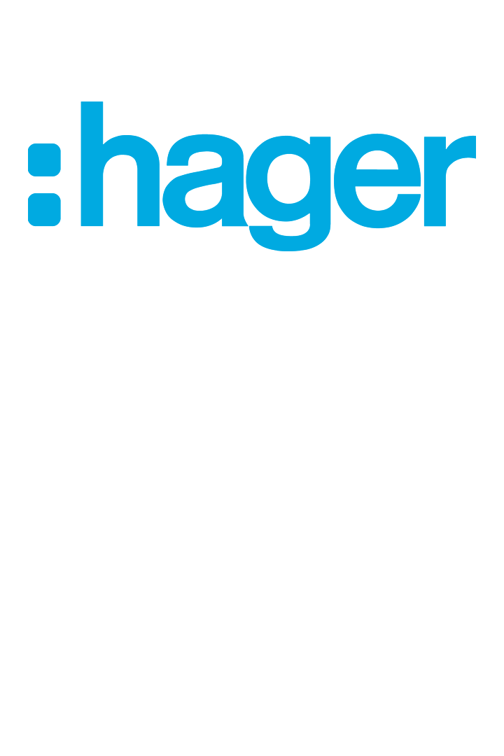 Logo Hager, fournisseur leader de solutions et services pour les installations électriques dans les bâtiments résidentiels, tertiaires et industriels