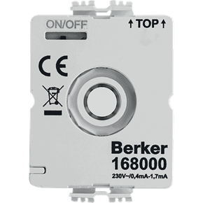 appareillage mural 1930 de Hager,module LED pour interrupteur et poussoir