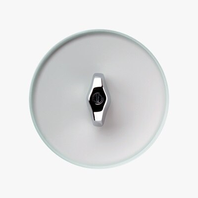 appareillage mural 1930 de Hager, plaque transparence et interrupteur chromé