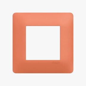 appareillage mural essensya de Hager, plaque 1 poste coral WE551