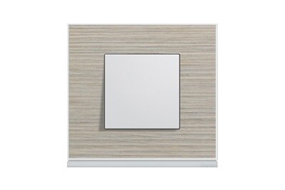 prise design gallery oak wood, prise effet bois, pure blanc