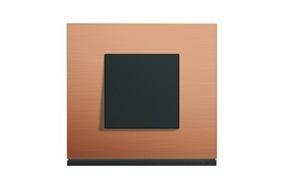 prise design gallery copper, prise cuivre, métallisée