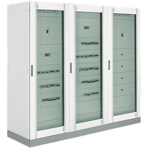 Armoire électrique, armoire métallique classe II, tableau électrique complet, quadro Hager