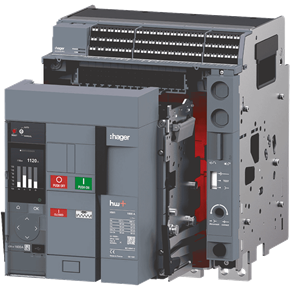 ACB, disjoncteur ouvert Hager