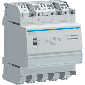 Alimentation 24V DC 1A Hager