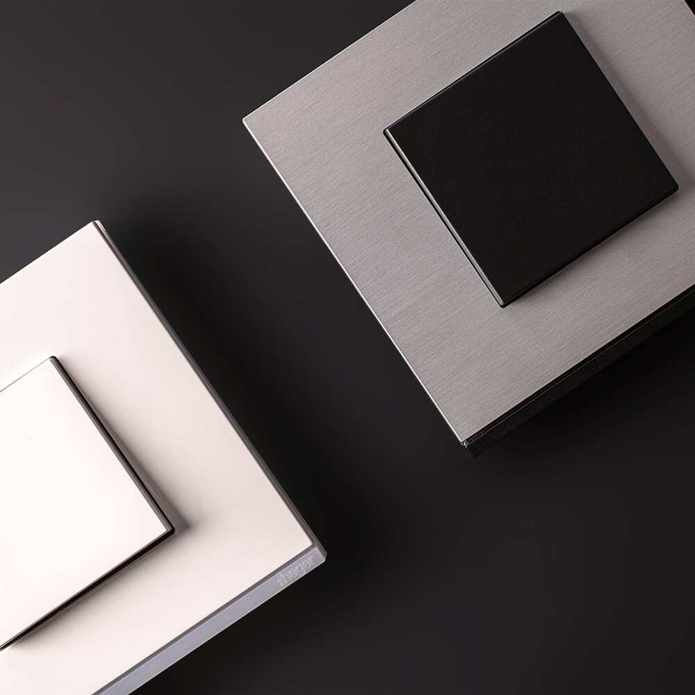 prises et interrupteurs design, appareillage électrique, gallery hager