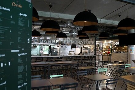 Chantier référence Hager, le 610 à Jacou (34), vue de la salle