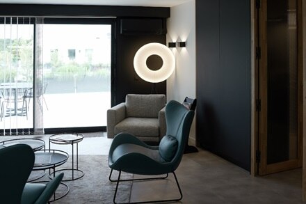 Chantier référence Hager, le 610 à Jacou (34), côté salon