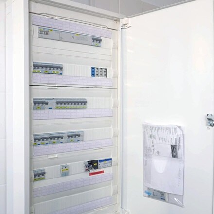 Chantier référence Hager, les coffrets vegaD installés au stade de la Meinau à Strasbourg 