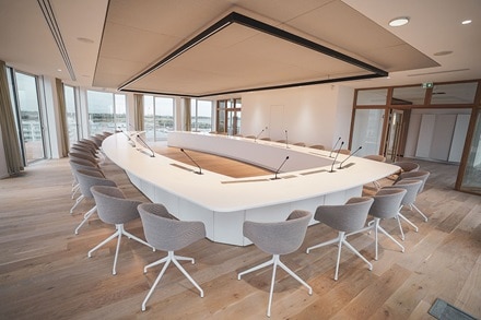 Equipement interieur du batiment Credit Agricole Brie Picardie