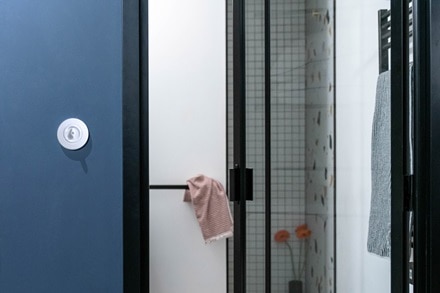 appareillage mural 1930 de Hager, finition et fonction interrupteur alba