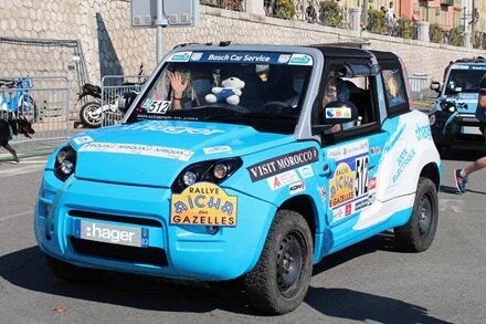 100% électrique, voiture électrique, voiture rechargeable, borne de recharge, voiture Hager, équipage Hager, équipe 512 Hager