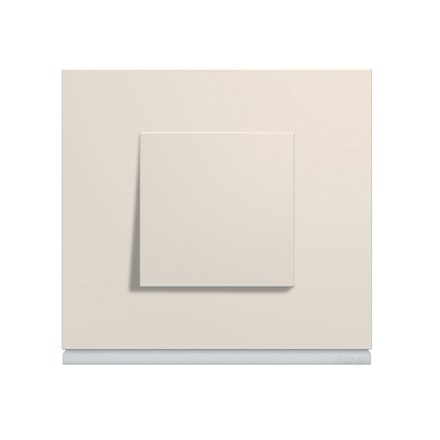 appareillage mural gallery de Hager, finition dune avec interrupteur dune