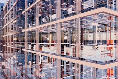 Maquette numérique détaillée d’une construction réalisée suivant la méthodologie Building Information Modeling 2