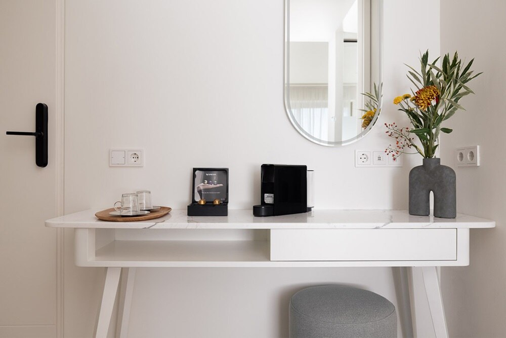 Altar Suites boutique hotel entrance of bedroom