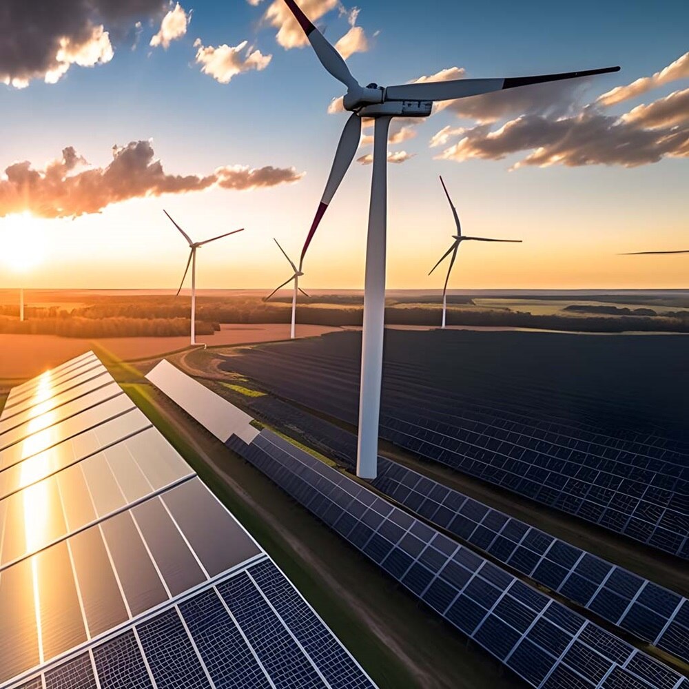 Hager Group solar pannels on a field