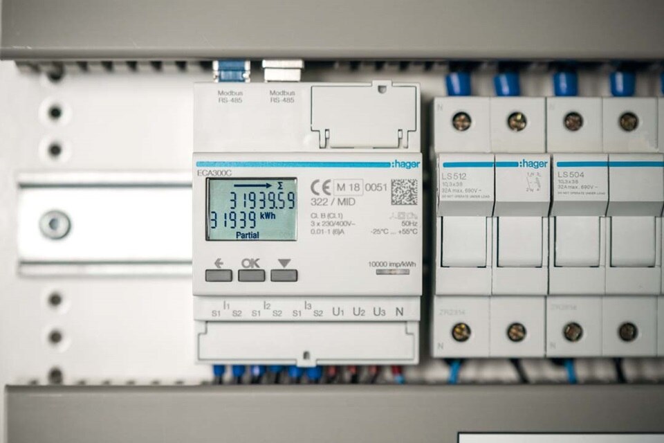 Comptage energie electrique hager, compteurs electriques