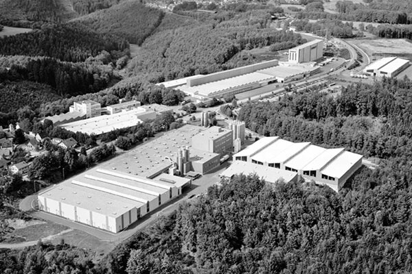 Immagine storica dello stabilimento Hager situato ad Obernai