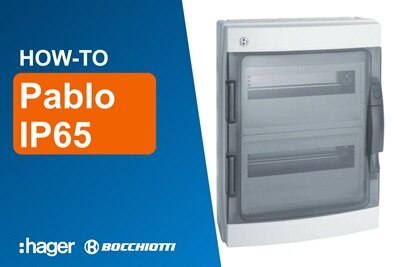 Videotutorial Pablo IP65 Hager Bocchiotti