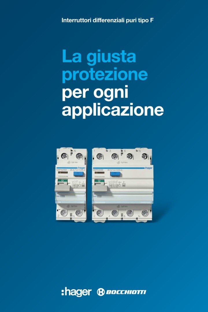 Brochure Differenziali tipo F Hager Bocchiotti