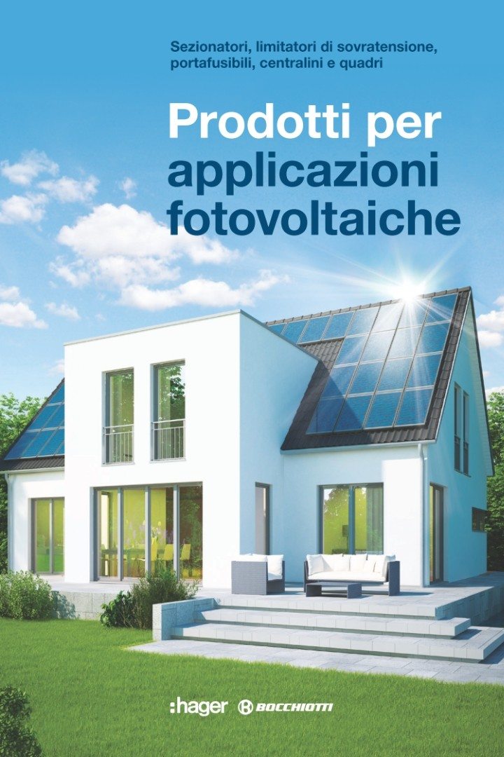 Brochure prodotti per il fotovoltaico Hager Bocchiotti