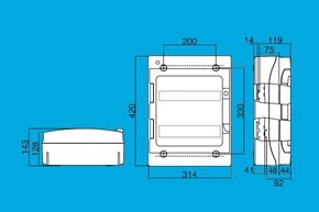 Centralini elettrici Hager Bocchiotti