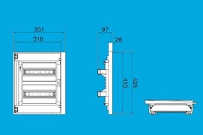 Centralini elettrici Hager Bocchiotti
