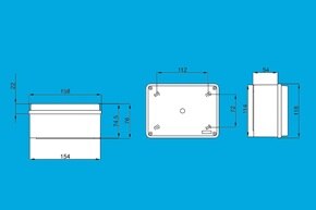 Cassette di derivazione Hager Bocchiotti