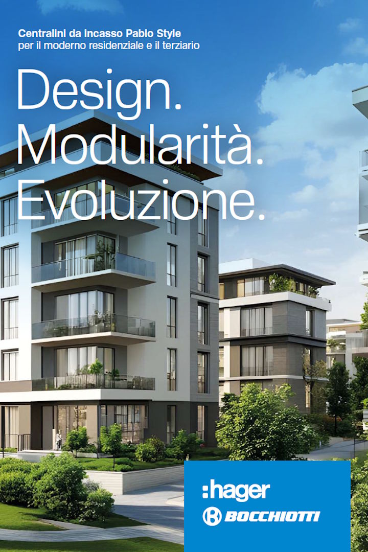 Brochure centralini Pablo Style Hager Bocchiotti