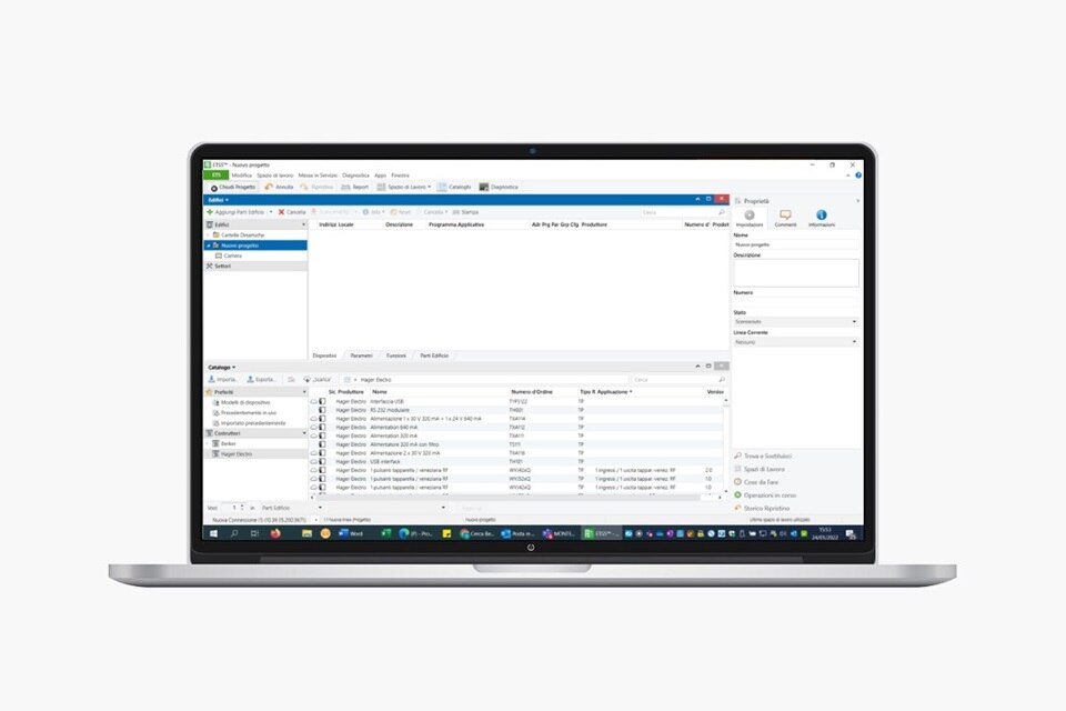 software applicativi ETS Hager Bocchiotti