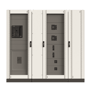 Vista frontale del quadro di distribuzione quadro evo