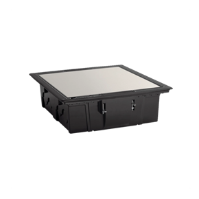 Vista a tre quarti della torretta a scomparsa NEST di Hager Bocchiotti su sfondo bianco