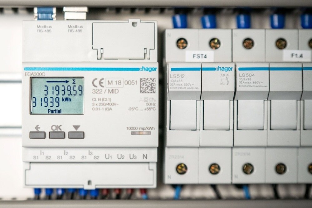 Contatori energia Hager Bocchiotti